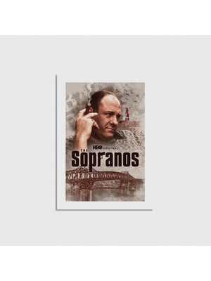 Domirus The Sopranos Dizi Posteri Poster Çerçevesiz Duvar Dekorasyonu