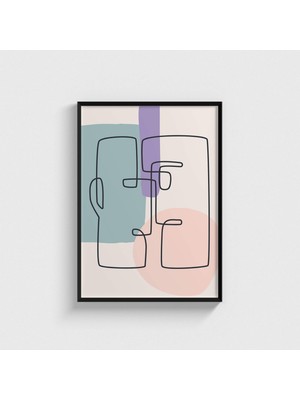 Domirus Face To Face V3 Tablo Çerçeveli Poster Duvar Dekorasyonu