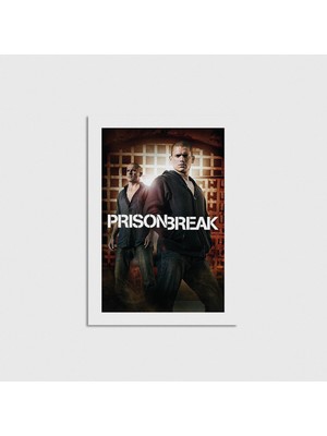 Domirus Prison Break Dizi Posteri Poster Çerçevesiz Duvar Dekorasyonu