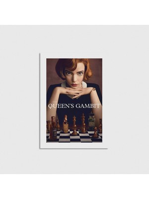 Domirus The Queens Gambit Dizi Posteri Poster Çerçevesiz Duvar Dekorasyonu