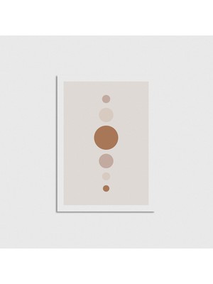 Domirus Geometrik Yuvarlaklar 1 Poster Çerçevesiz Duvar Dekorasyonu