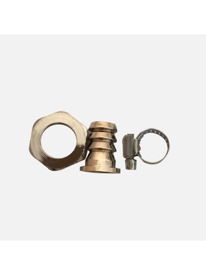 Admiral 12 Dişi Hortum Rekoru Krom Pirinç (Oynak) (4'li Paket)
