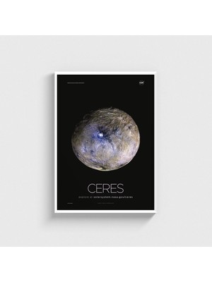 Domirus Nasa - Ceres Tablo Çerçeveli Poster Duvar Dekorasyonu