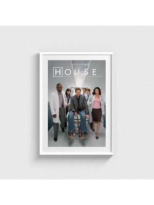 Domirus House Dizi Posteri Tablo Çerçeveli Poster Duvar Dekorasyonu