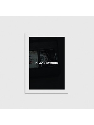 Domirus Black Mirror Dizi Posteri Poster Çerçevesiz Duvar Dekorasyonu