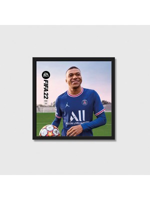 Domirus Fıfa 22 Oyun Posteri Oyuncu Dekoru Gamer Decor Tablo Çerçeveli Poster Duvar Dekorasyonu