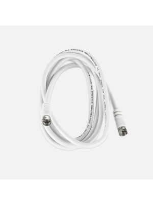 Mutlusan Tv Kablosu F Connector (U/4) 3 mt (4'li Paket)