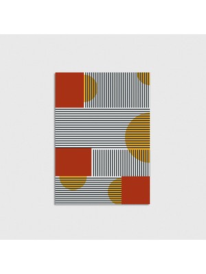 Domirus Geometrik Şekiller 1 Poster Çerçevesiz Duvar Dekorasyonu