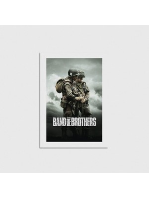 Domirus Band Of Brothers Dizi Posteri Poster Çerçevesiz Duvar Dekorasyonu