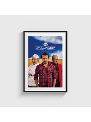Domirus Leyla ile Mecnun Dizi Posteri Tablo Çerçeveli Poster Duvar Dekorasyonu