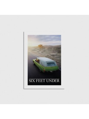 Domirus Six Feet Under Dizi Posteri Poster Çerçevesiz Duvar Dekorasyonu