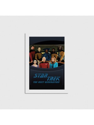 Domirus Star Trek The Next Generation Dizi Posteri Poster Çerçevesiz Duvar Dekorasyonu