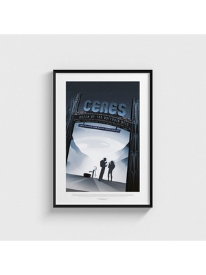 Domirus Ceres - Queen Of The Asteroid Belt Tablo Çerçeveli Poster Duvar Dekorasyonu