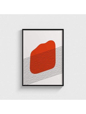 Domirus Linear Stain V3 Tablo Çerçeveli Poster Duvar Dekorasyonu