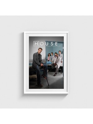 Domirus House Dizi Posteri Tablo Çerçeveli Poster Duvar Dekorasyonu