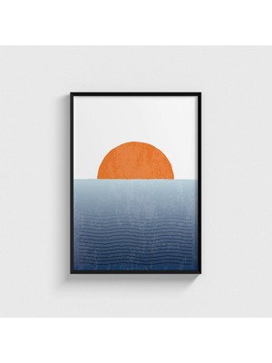 Domirus Sea And Sun 1 Tablo Çerçeveli Poster Duvar Dekorasyonu