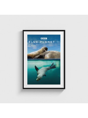 Domirus Blue Planet 2 Dizi Posteri Tablo Çerçeveli Poster Duvar Dekorasyonu