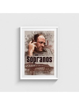 Domirus The Sopranos Dizi Posteri Tablo Çerçeveli Poster Duvar Dekorasyonu