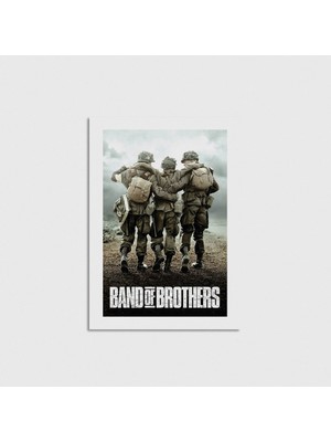 Domirus Band Of Brothers Dizi Posteri Poster Çerçevesiz Duvar Dekorasyonu