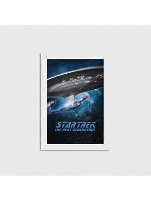 Domirus Star Trek The Next Generation Dizi Posteri Poster Çerçevesiz Duvar Dekorasyonu