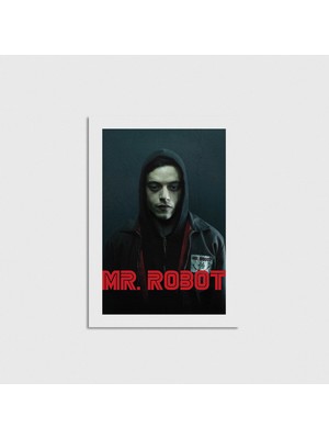 Domirus Mr. Robot Dizi Posteri Poster Çerçevesiz Duvar Dekorasyonu