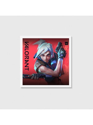 Domirus Valorant Oyun Posteri Oyuncu Dekoru Gamer Decor Tablo Çerçeveli Poster Duvar Dekorasyonu