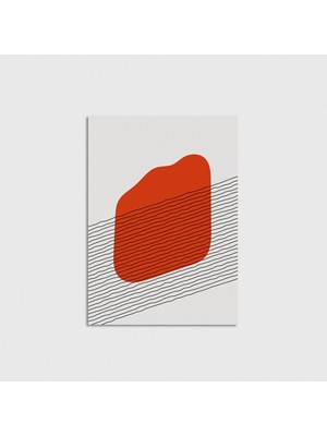 Domirus Linear Stain V3 Poster Çerçevesiz Duvar Dekorasyonu