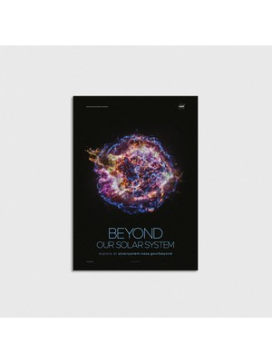 Domirus Nasa - Beyond Our Solar System V2 Poster Çerçevesiz Duvar Dekorasyonu