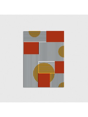 Domirus Geometrik Şekiller 2 Poster Çerçevesiz Duvar Dekorasyonu