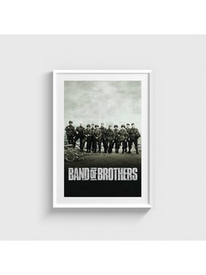 Domirus Band Of Brothers Dizi Posteri Tablo Çerçeveli Poster Duvar Dekorasyonu