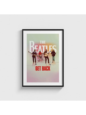 Domirus The Beatles Get Back Dizi Posteri Tablo Çerçeveli Poster Duvar Dekorasyonu