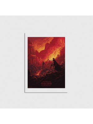 Domirus Star Wars: The Force Awakens (2015) Film Posteri Poster Çerçevesiz Duvar Dekorasyonu