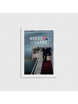 Domirus House Of Cards Dizi Posteri Poster Çerçevesiz Duvar Dekorasyonu
