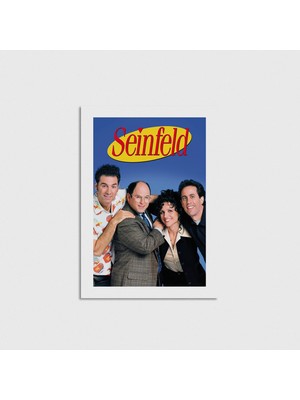 Domirus Seinfeld Dizi Posteri Poster Çerçevesiz Duvar Dekorasyonu