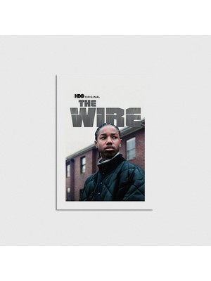 Domirus The Wire Dizi Posteri Poster Çerçevesiz Duvar Dekorasyonu