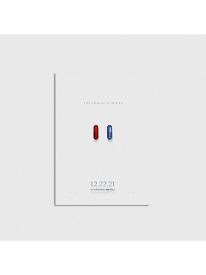 Domirus The Matrix Resurrections (2021) Minimalist Film Posteri Poster Çerçevesiz Duvar Dekorasyonu