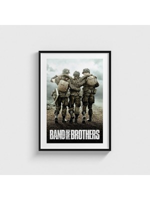Domirus Band Of Brothers Dizi Posteri Tablo Çerçeveli Poster Duvar Dekorasyonu