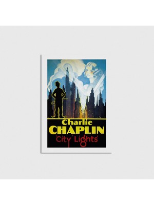 Domirus City Lights (1931) Film Posteri Poster Çerçevesiz Duvar Dekorasyonu
