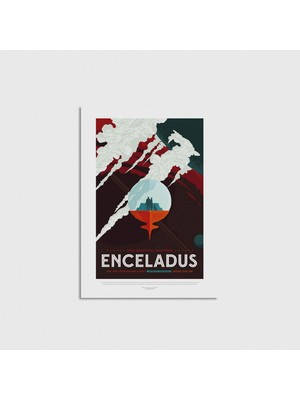 Domirus Visit Beautiful Southern - Enceladus Poster Çerçevesiz Duvar Dekorasyonu
