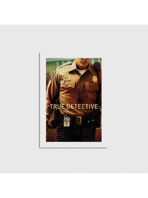 Domirus True Detective Dizi Posteri Poster Çerçevesiz Duvar Dekorasyonu