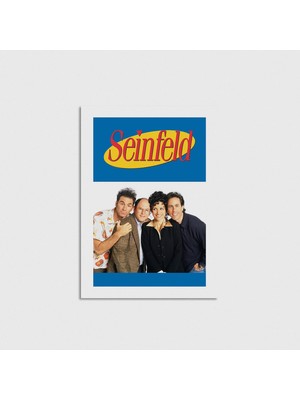 Domirus Seinfeld Dizi Posteri Poster Çerçevesiz Duvar Dekorasyonu