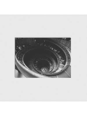 Domirus Spiral Staircase Poster Çerçevesiz Duvar Dekorasyonu