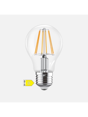 Ecolite Soft Filament 7.5 W Beyaz 4000K Dimmerli E27 LED Ampul (2'li Paket)