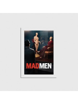Domirus Mad Men Dizi Posteri Poster Çerçevesiz Duvar Dekorasyonu