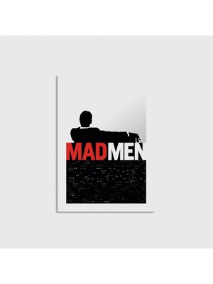 Domirus Mad Men Dizi Posteri Poster Çerçevesiz Duvar Dekorasyonu