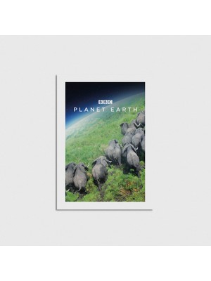 Domirus Planet Earth Dizi Posteri Poster Çerçevesiz Duvar Dekorasyonu