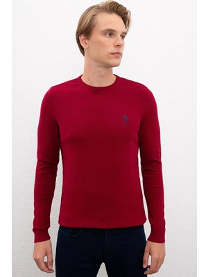 U.S. Polo Assn. Erkek Bordo Basic Kazak 50224739-VR014