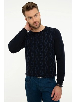 Pierre Cardin Erkek Lacivert Slim Fit Triko Kazak G021GL0TK.000.867157