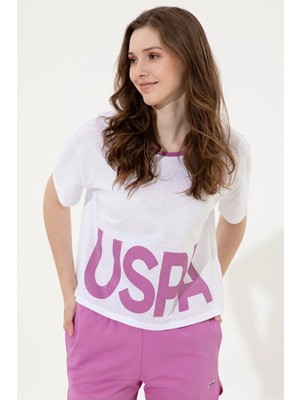 U.S. Polo Assn. Mor Kadın T-Shirt