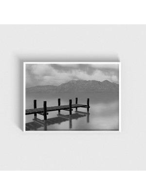 Domirus Scene Lake Tablo Çerçeveli Poster Duvar Dekorasyonu